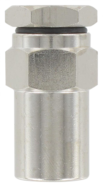 Silencer - F / F in-line filter, nickel-plated bronze filter 1/8
