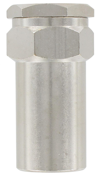 Silencer - F / F in-line filter, nickel-plated bronze filter 3/8 Fittings and couplings
