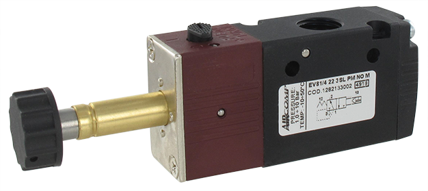 Solenoid pneumatic operated valve 3/2 NO (G1/4'')