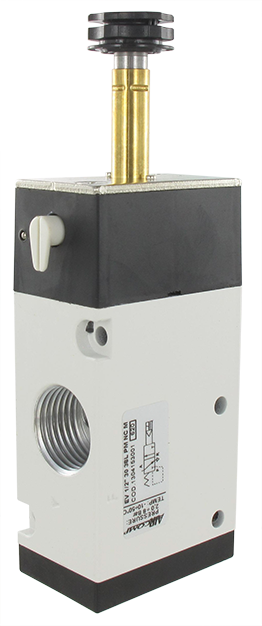 Solenoid servo-controlled pneumatic operated valve 3/2 NC (G1/2'')