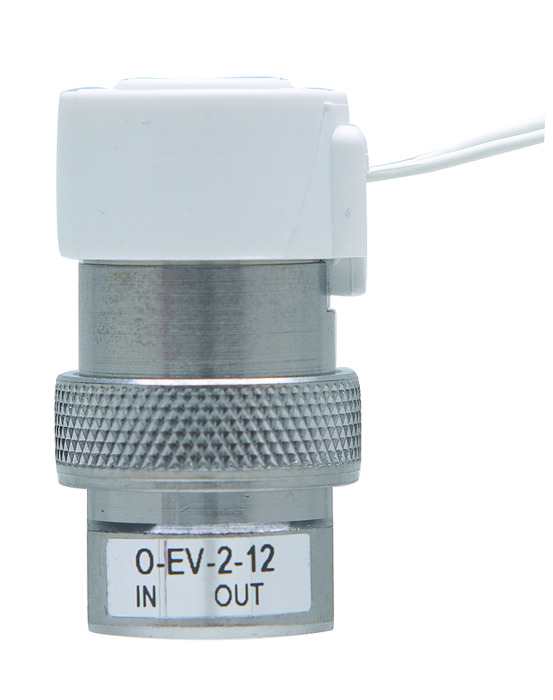 Solenoid valve 2/2 NC 24VDC / oxygen radial wire connector M5 Pneumatic valves