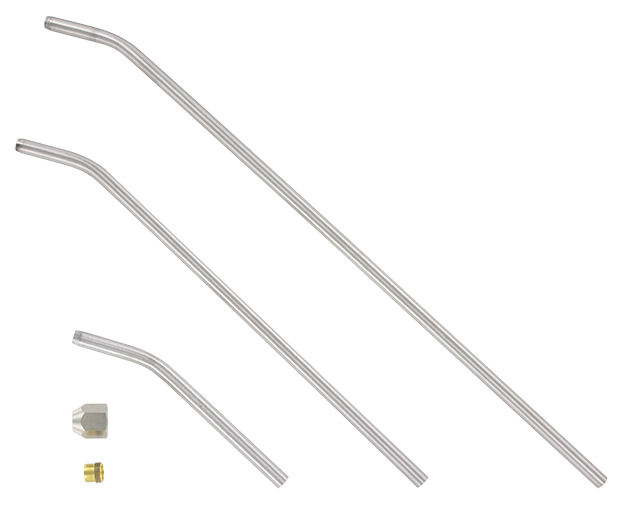 Stainless steel angled nozzles L=90 to 290 mm (spare)