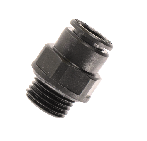 Straight male BSP push-in fittings in technopolymer Pneumatic push-in fittings