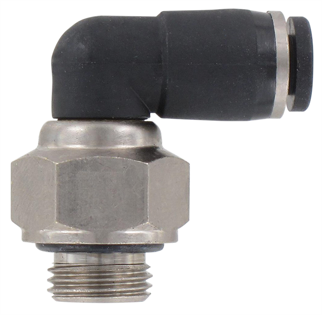Swivel fitting, male angle BSP cylindrical 1/8\" T4 Fittings and couplings