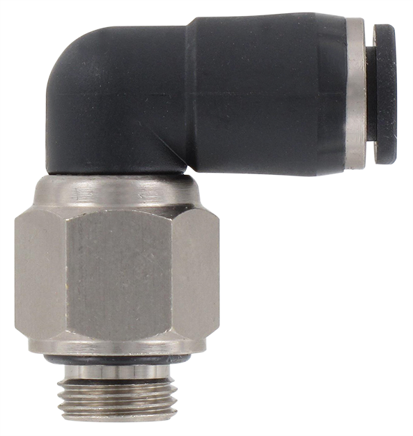 Swivel fitting, male angle BSP cylindrical 1/8\" T6 Fittings and couplings