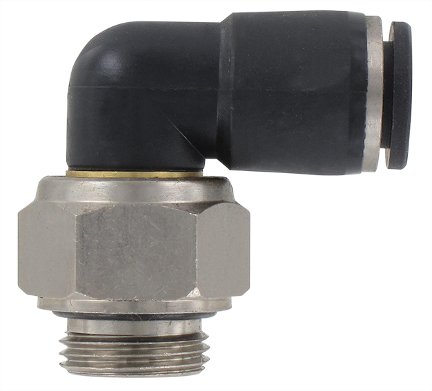 Swivel fitting, male angle BSP cylindrical 3/8\" T10 Fittings and couplings