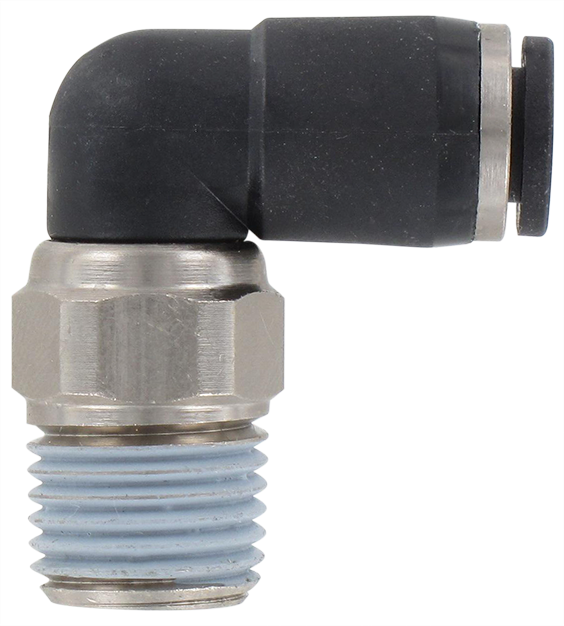 Swivel fitting, male angle BSP tapered 1/4\" T6 Push-in swivel fittings