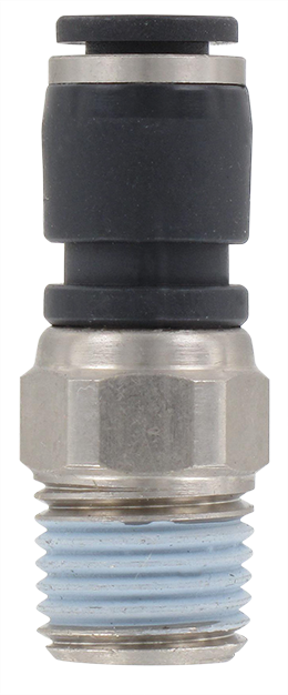 Swivel fitting, straight male BSP tapered 1/4\" T6 Push-in swivel fittings