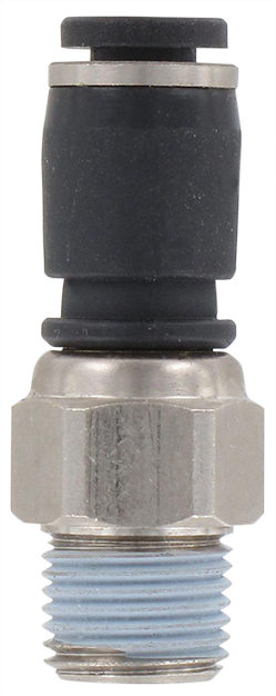 Swivel fitting, straight male BSP tapered 1/8\" T4 Push-in swivel fittings