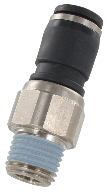 Swivel fittings, straight male BSP tapered