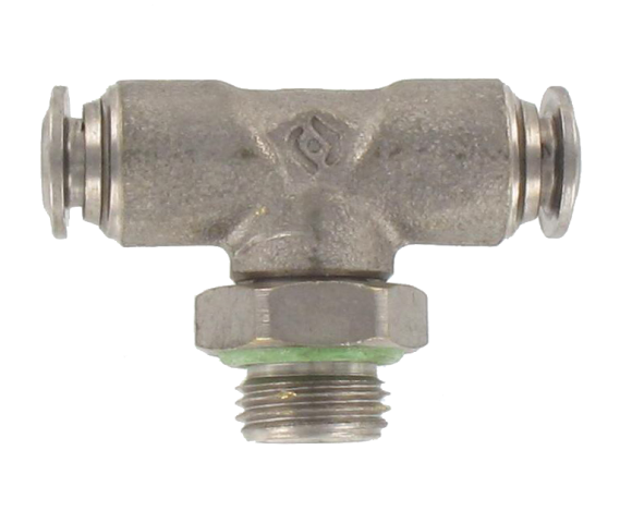 T centre-cylindrical male swivel push-in fitting 1/8 T4