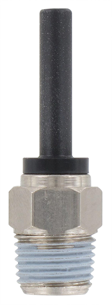 Technopolymer snap-in spindle male BSP tapered 1/8 T4 Pneumatic push-in fittings