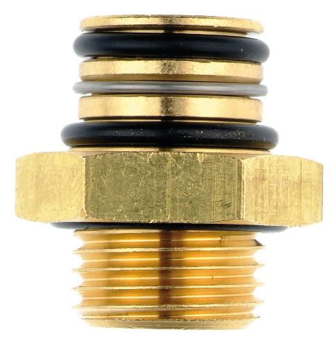 Type B orientation bases in brass Pneumatic push-in fittings