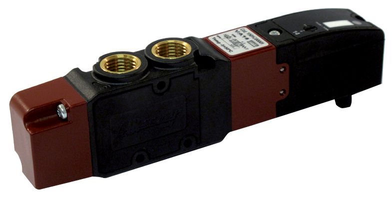 Monostable 5/2 pneumatic spool valves for SIM 150 battery