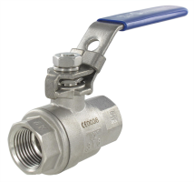 Pneumatic ball valve in stainless steel